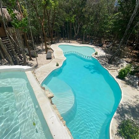 Aldea Maya-Ha Cabanas Con Cenotes Puerto Morelos Exterior foto