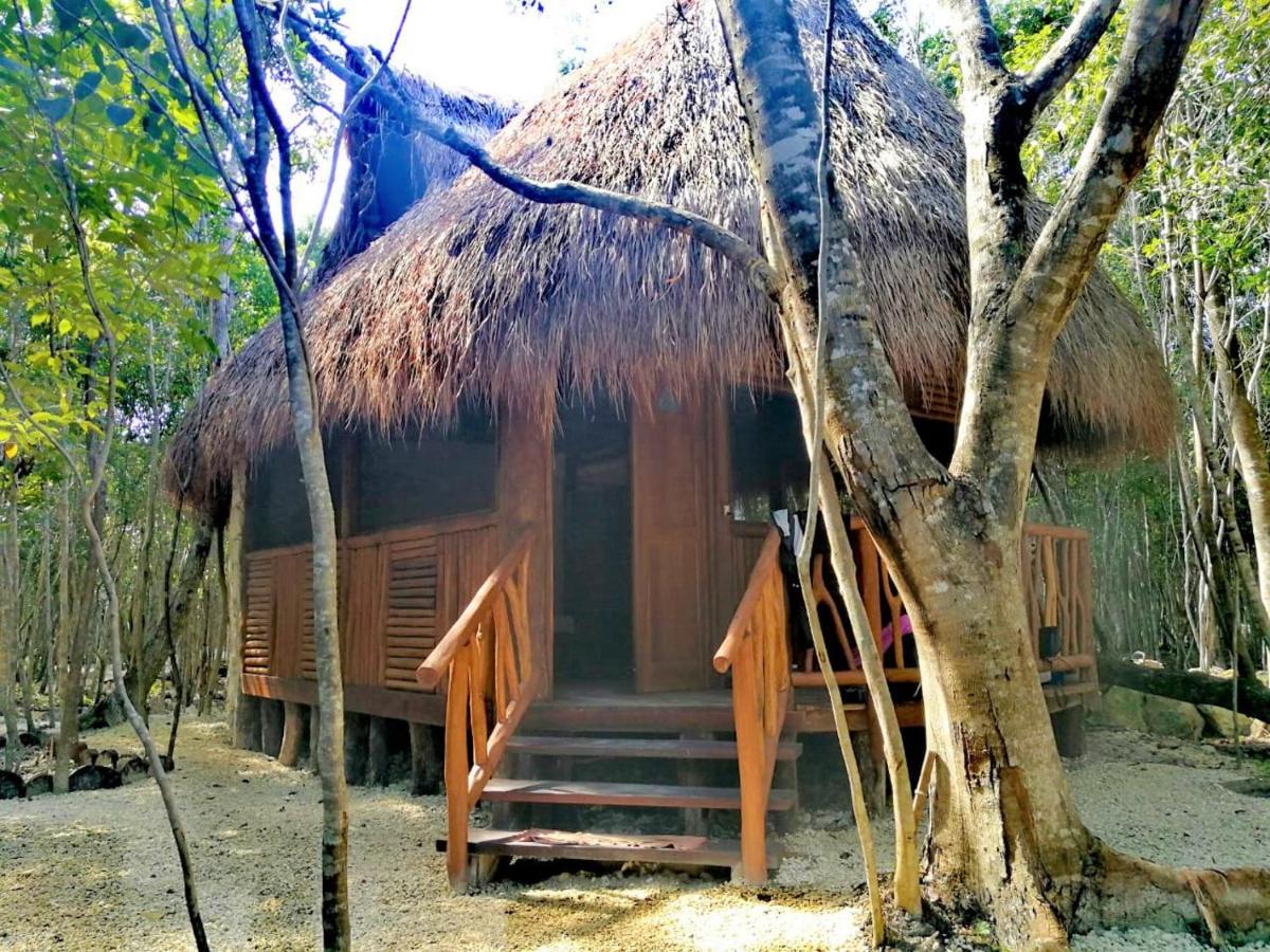 Aldea Maya-Ha Cabanas Con Cenotes Puerto Morelos Exterior foto