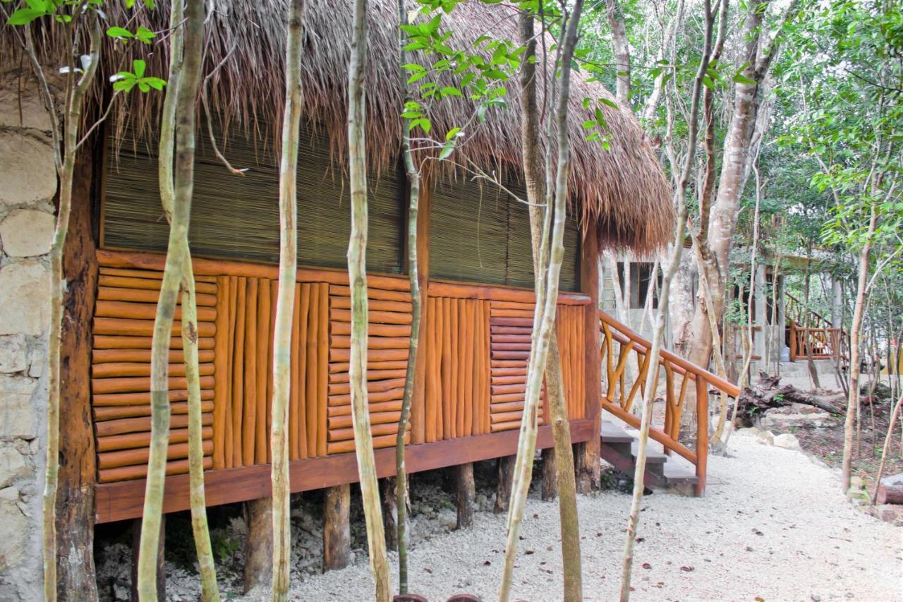 Aldea Maya-Ha Cabanas Con Cenotes Puerto Morelos Exterior foto