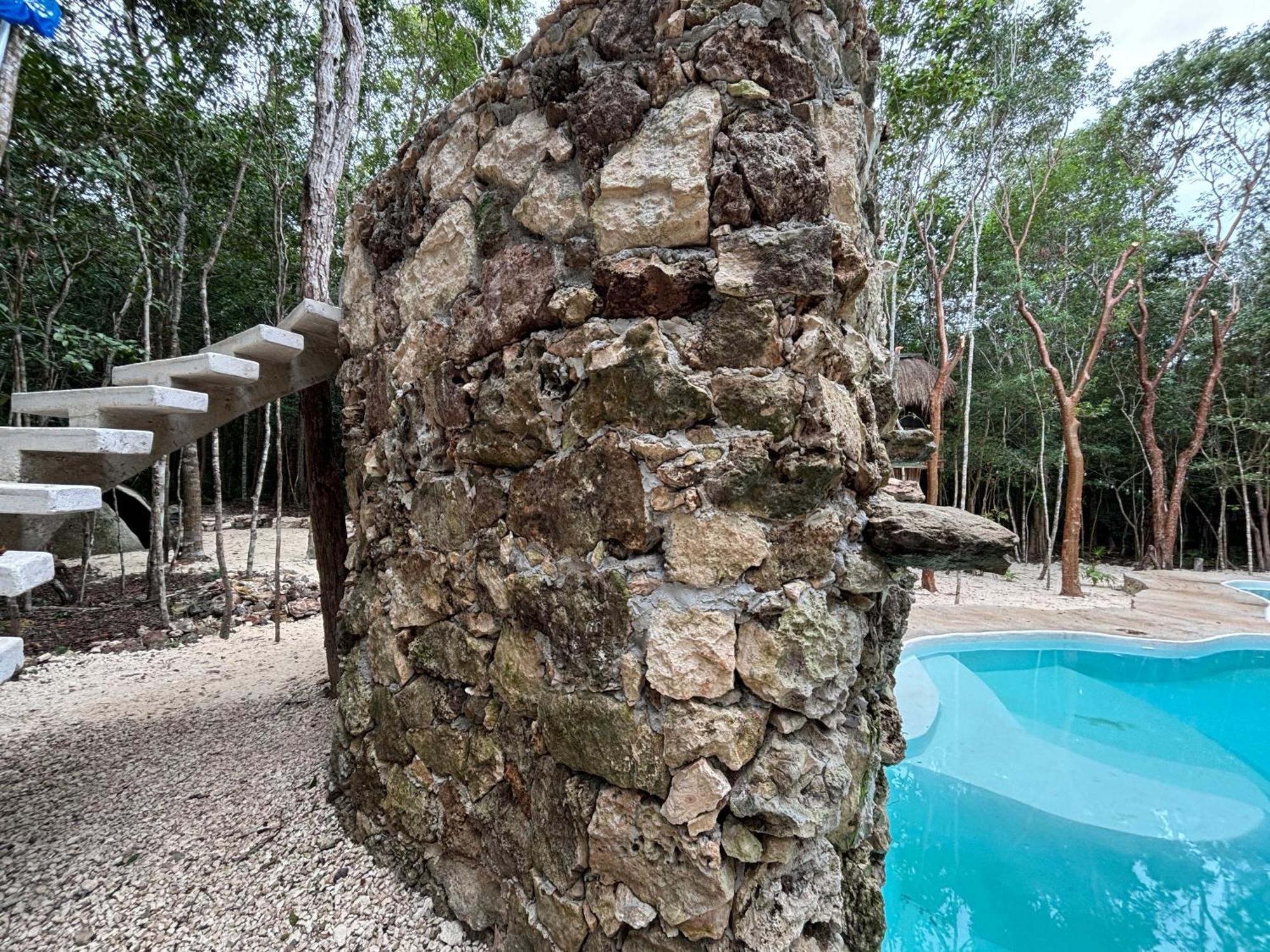 Aldea Maya-Ha Cabanas Con Cenotes Puerto Morelos Exterior foto