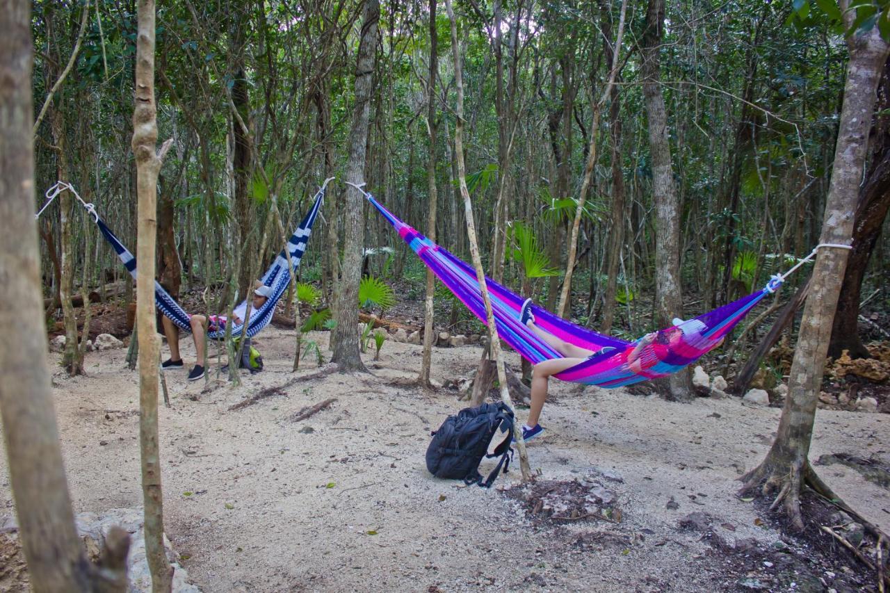 Aldea Maya-Ha Cabanas Con Cenotes Puerto Morelos Exterior foto