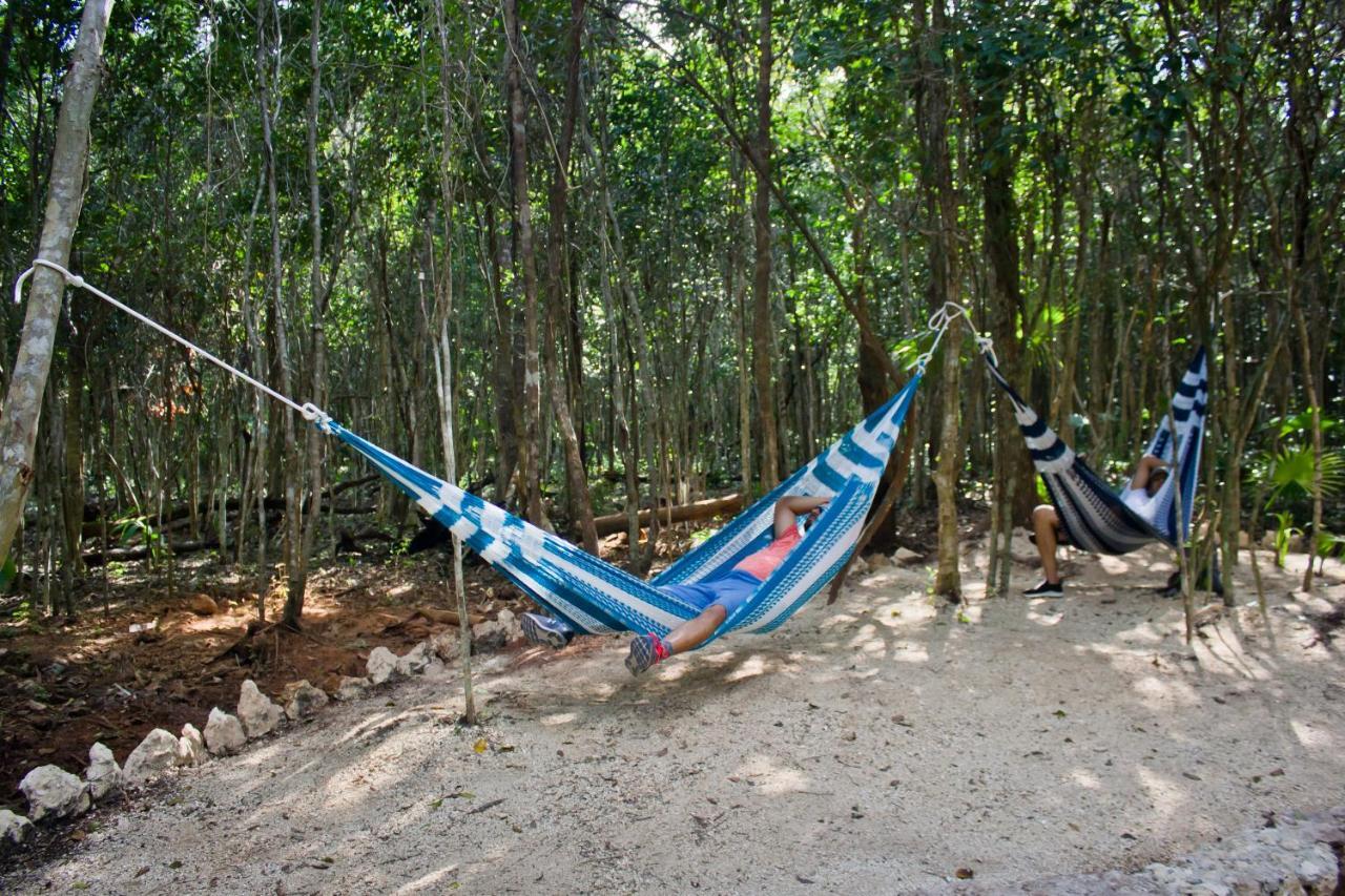 Aldea Maya-Ha Cabanas Con Cenotes Puerto Morelos Exterior foto